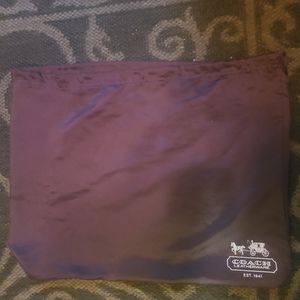 Coach dustbag with no strings